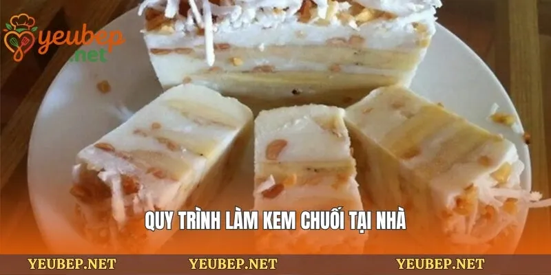 Quy trình làm kem chuối tại nhà