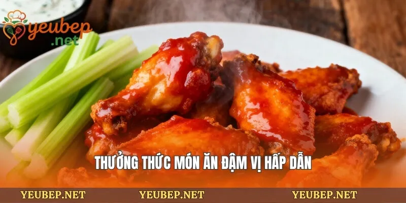 Thưởng thức món ăn đậm vị hấp dẫn