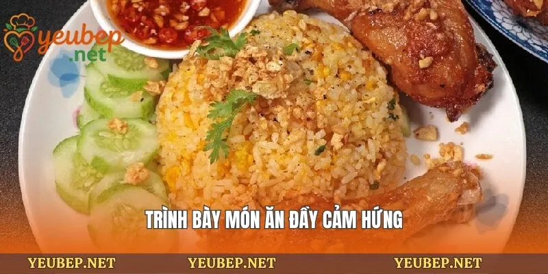 Trình bày món ăn đầy cảm hứng