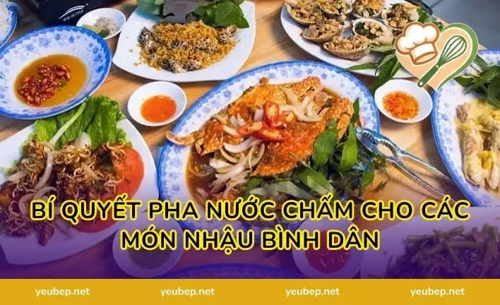 Bí Quyết Pha Nước Chấm Cho Các Món Nhậu Bình Dân
