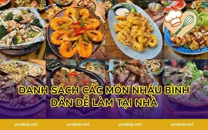 Danh Sách Các Món Nhậu Bình Dân Dễ Làm Tại Nhà